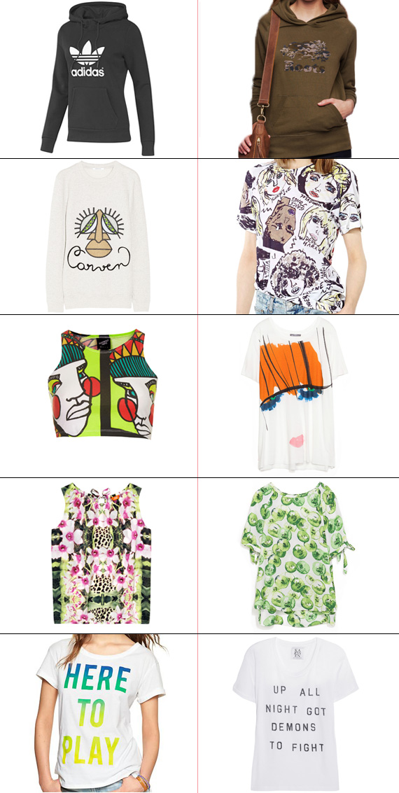 Go Graphic! 10 Graphic Tops That Will Turn Heads
